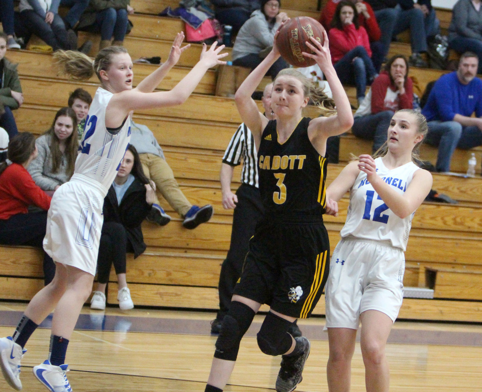 Cadott at McDonell girls basketball 2-14-20
